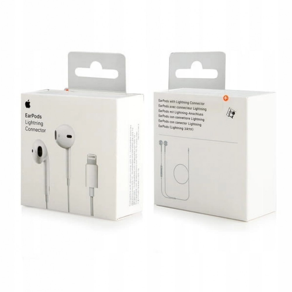 Apple EarPods-Ohrhörer mit Lightning Spitze für iPhone - Weiss