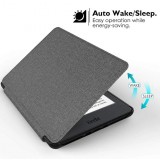 Fourre Kindle Paperwhite 2021 - Étui de protection Flip Auto On & Off - Gris