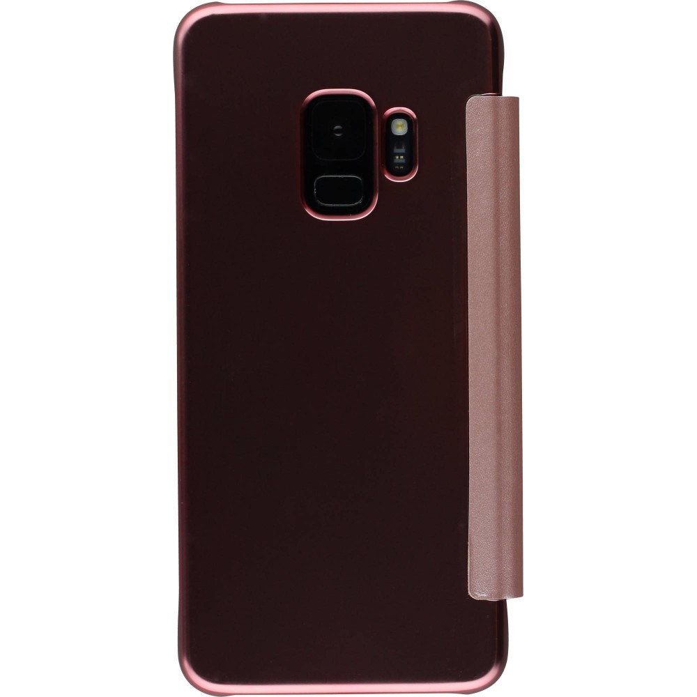 Hülle Samsung Galaxy S9+ - Clear View Cover - Hellrosa