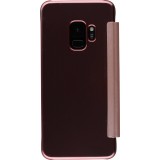 Hülle Samsung Galaxy S9+ - Clear View Cover - Hellrosa