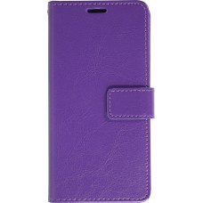 Hülle iPhone 16 Plus - Premium Flip Leder Tasche - Violett