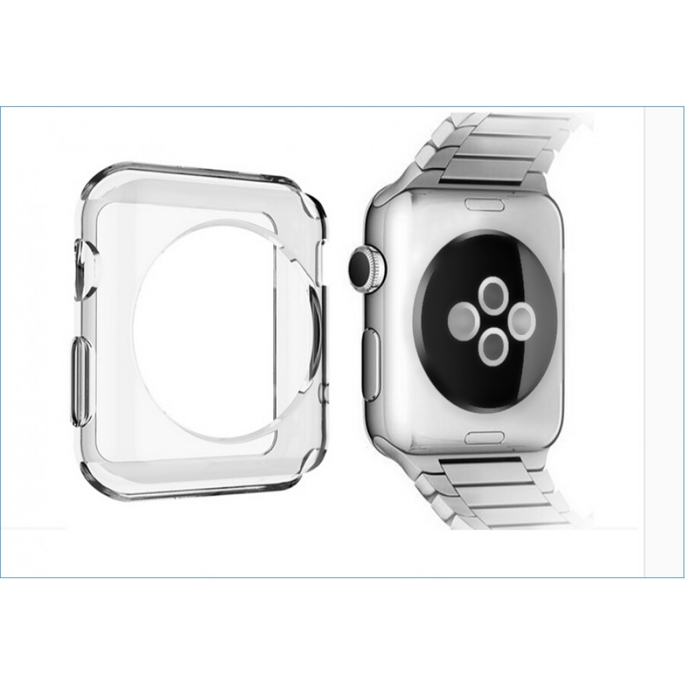 Housse Apple Watch 38mm - Gel transparent Silicone Super Clear flexible