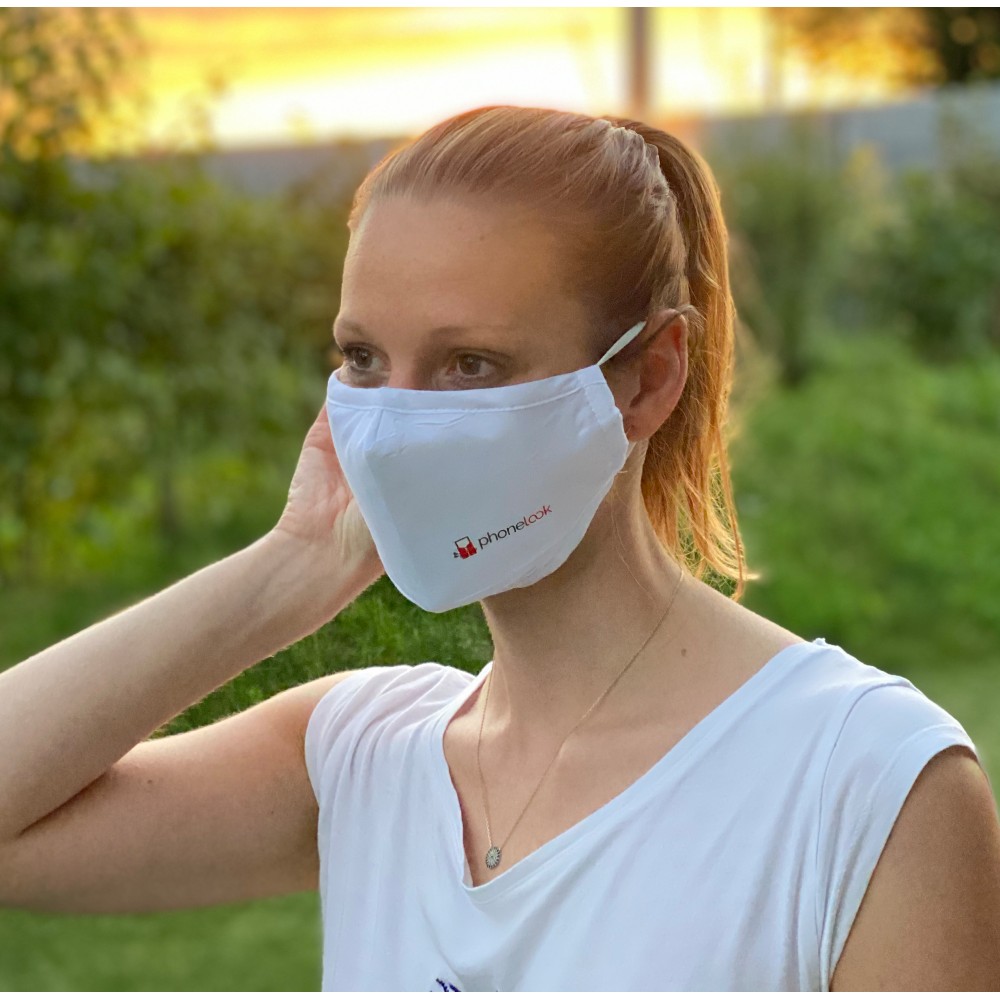 Masque de protection lavable avec filtre à charbon actif