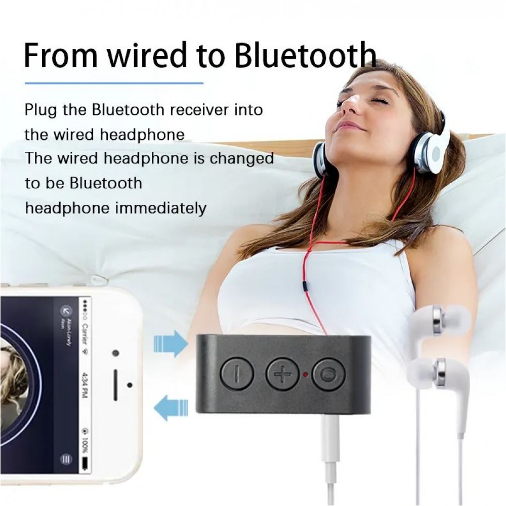 Bluetooth Empfänger X8 - Auto Kfz Audio Receiver MP3 Player mit