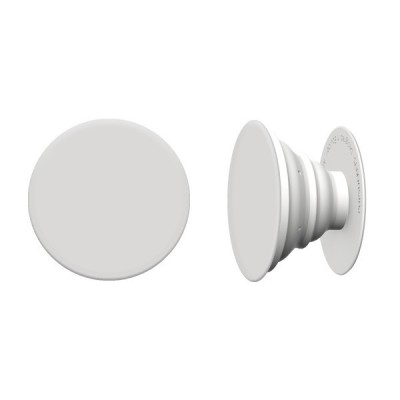 Pop Socket - Support de doigt interchangeable pour Smartphone / Tablettes - Blanc