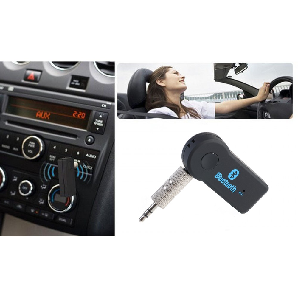 Audio Bluetooth 3.0 Adapter KFZ Receiver AUX Kabel Auto 3,5mm