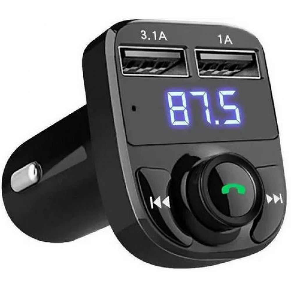 Bluetooth Empfänger X8 - Auto Kfz Audio Receiver MP3 Player mit 3.1 USB  Fast Charge - Schwarz - Kaufen auf PhoneLook