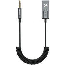 Récepteur audio Bluetooth 5.3 WOZINSKY Adaptateur récepteur avec prise AUX & 10 mètres de portée - Noir