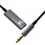 Récepteur audio Bluetooth 5.3 WOZINSKY Adaptateur récepteur avec prise AUX & 10 mètres de portée - Noir