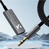 Récepteur audio Bluetooth 5.3 WOZINSKY Adaptateur récepteur avec prise AUX & 10 mètres de portée - Noir