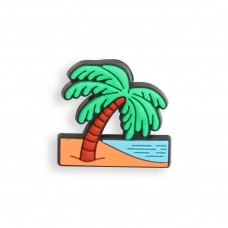 Charm bijou 3D pour coque avec trous style Crocs - Palmtree on Island