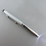 Stylet de précision universel - Touch-pen pour écrans tactiles avec stylo & LED 3 en 1