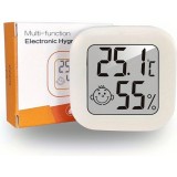 Thermomètre-hygromètre numérique mini LCD intelligent pour température et humidité