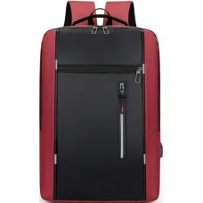 Universal Travel Urban Backpack waterproof - Sac à dos de transport pour ordinateur portable 15.6 pouces (MacBook, HP, Acer) - Rouge