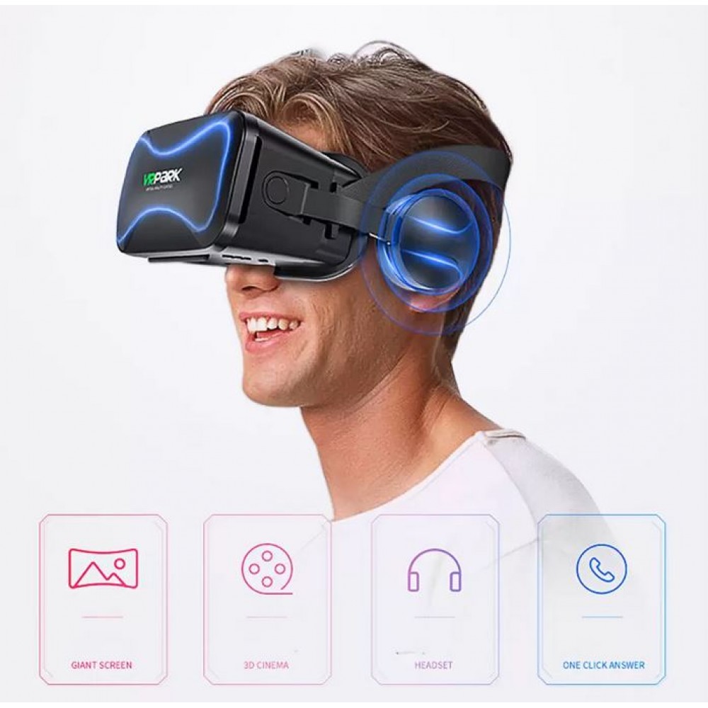 Casque VR 5.0 pour Smartphone Lunette Realite Virtuelle Jeux 3D