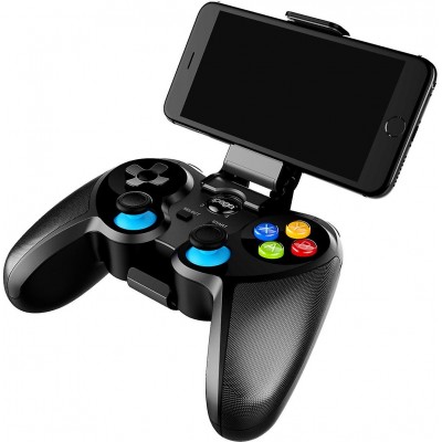 iPega 9157 Bluetooth 5.0 Connected Controller (iOS, Android, Windows) mit Telefonhalterung - Schwarz