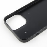 Hülle iPhone 12 / 12 Pro - Silikon schwarz Smile