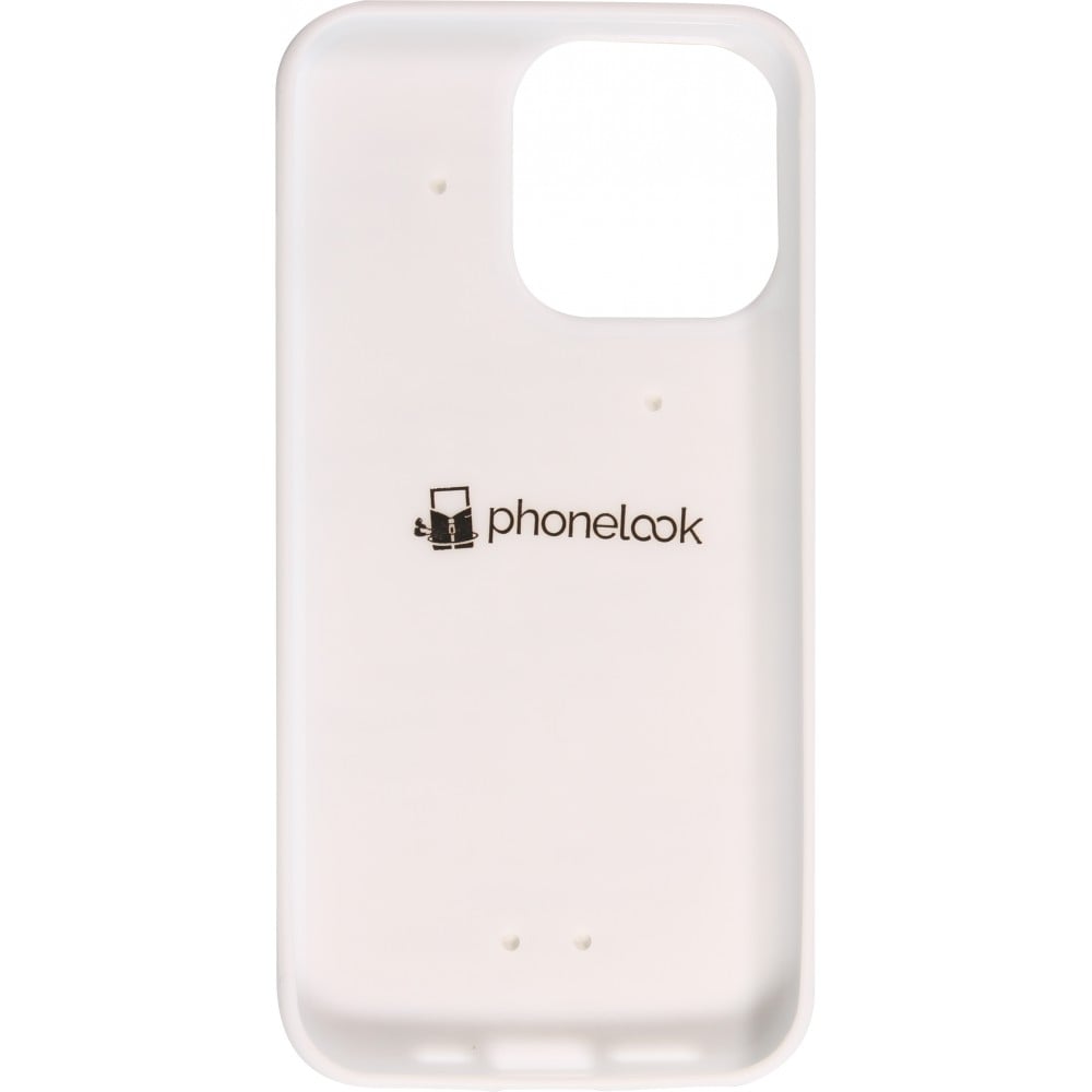 Coque iPhone 13 Pro - Silicone rigide blanc Cocktail recette Hugo