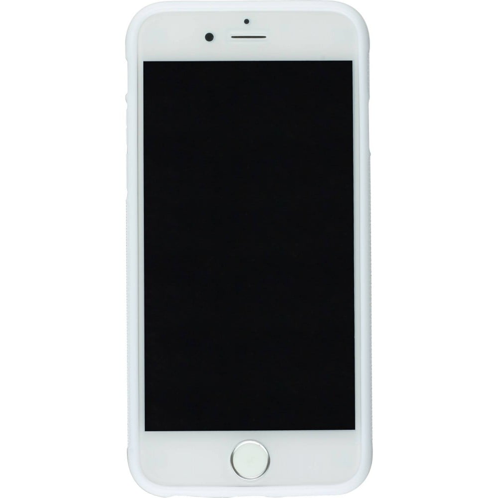 Coque iPhone 6/6s - Silicone rigide blanc Noël 2023 Renardeau sapin