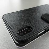 Coque iPhone Xs Max - Wallet noir Japanese Bird