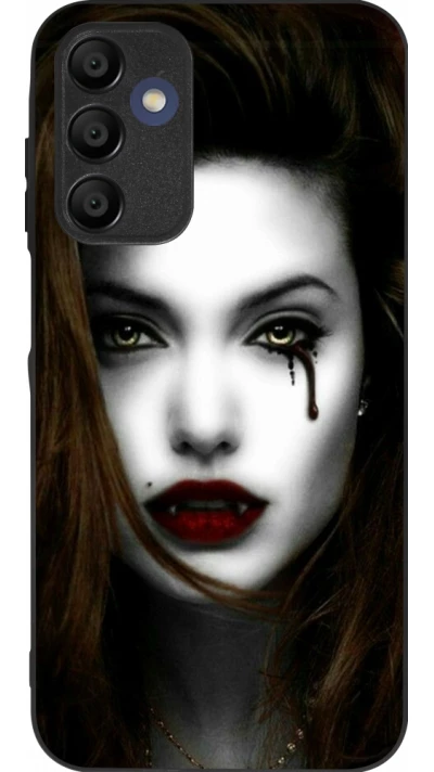 Coque Samsung Galaxy A16 - Silicone rigide noir Halloween 2023 gothic vampire