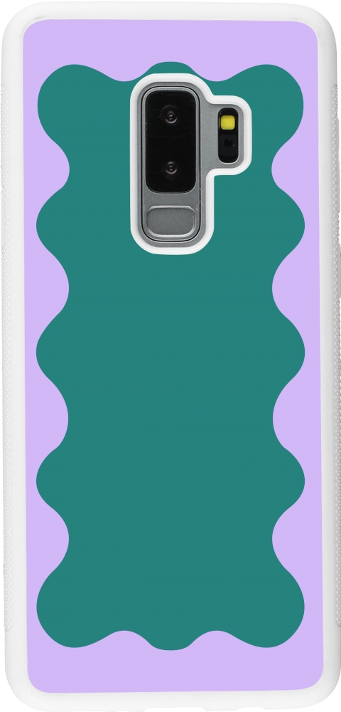 Coque Samsung Galaxy S20 FE 5G - Wavy Rectangle Green Purple