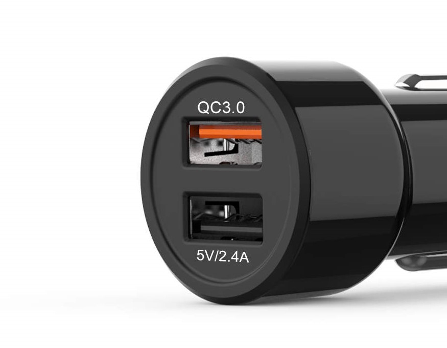 Chargeur Voiture Rapide Allume cigare double charge port USB USB C  Phonillico®