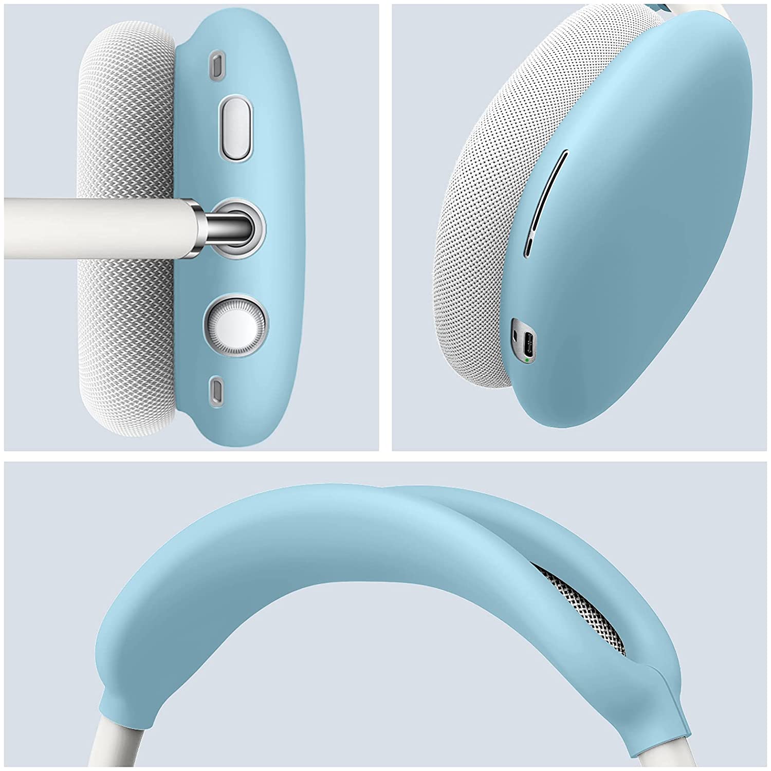 Coque AirPods Max - Silicone souple flexible avec bandeau - Vert - Acheter  sur PhoneLook