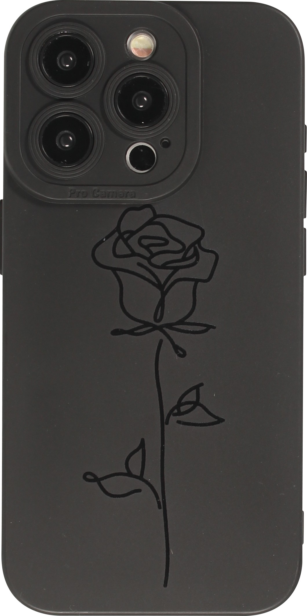 Coque silicone avec protection caméra iPhone 11 Pro Max (rose) 