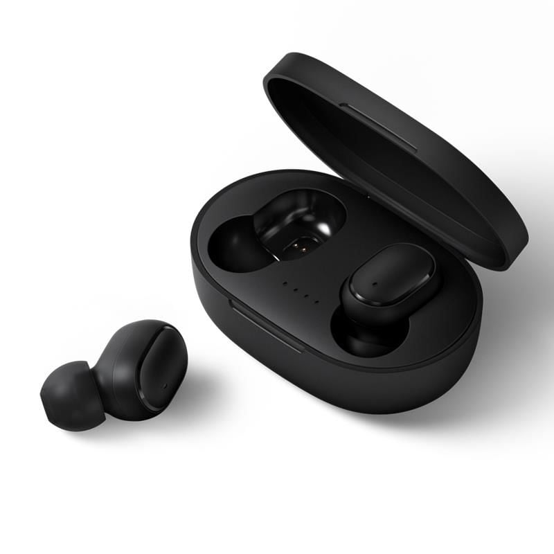 Écouteurs Bluetooth Sans Fil Noir avec Boite de Charge pour Samsung Galaxy  A71