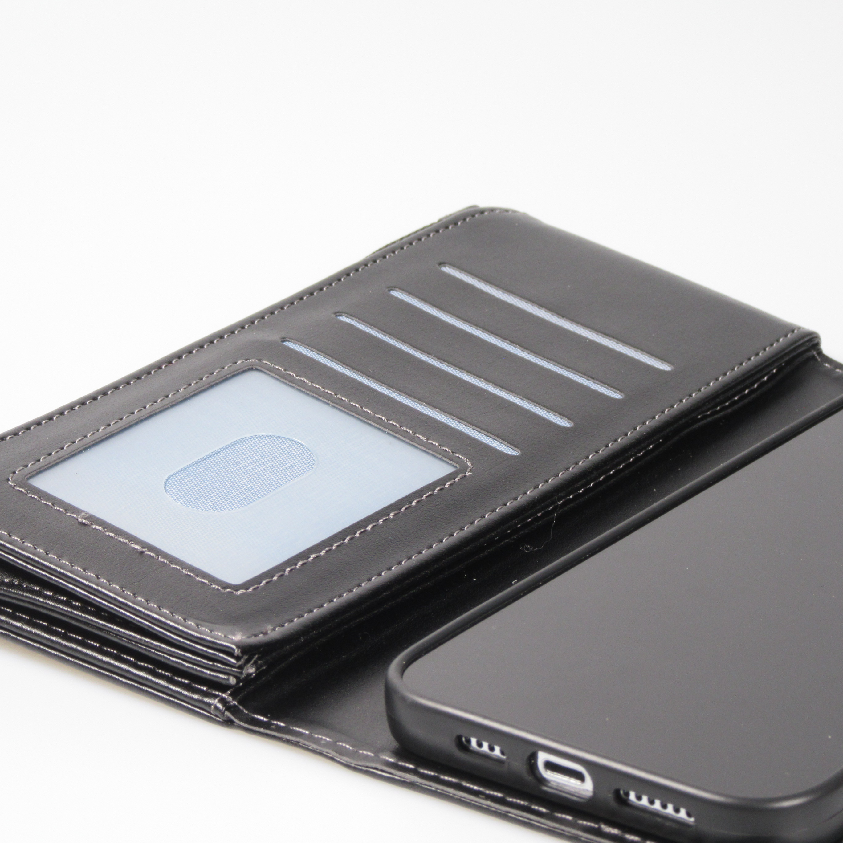 iPhone 14 Pro Max Case Hülle - Brieftaschen-Hülle luxuriös und