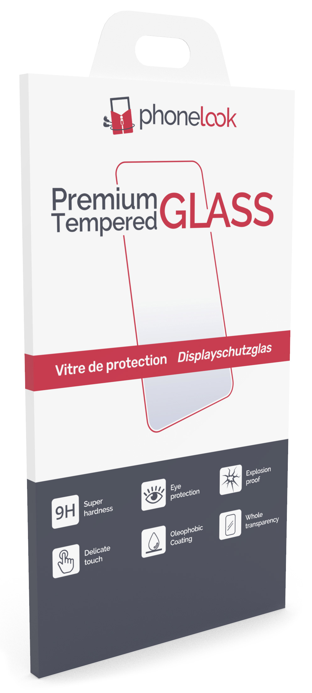 Glas de protection d'écran iPhone 12 en verre Tempered Glass trempé